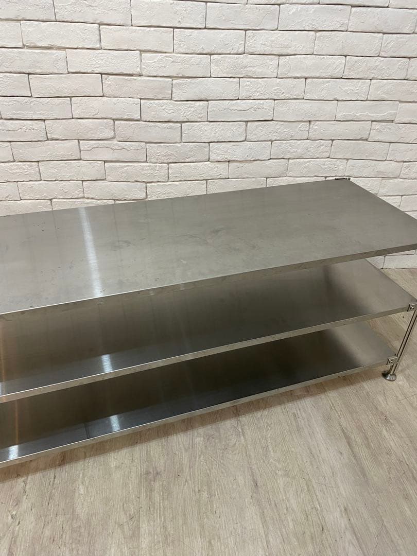 東京都内23区配送無料】無印良品 ステンレス 棚 ラック スチール テレビ 本