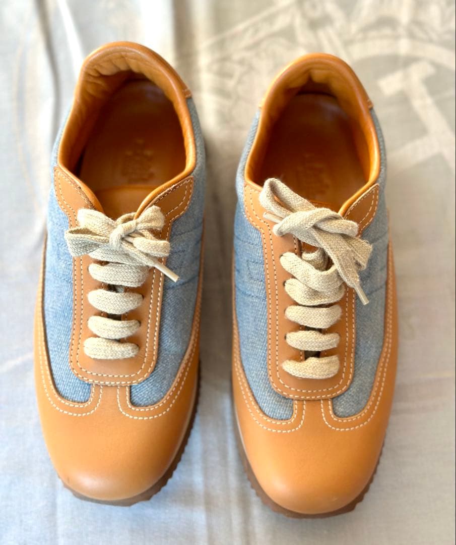 【ほぼ未使用】HERMES エルメス クイック スニーカー H11983