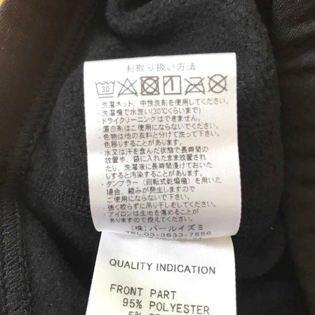 新品タグ付】パールイズミ　レディース　ウィンドブレーク　黒　裏起毛　Sサイズ　⑩