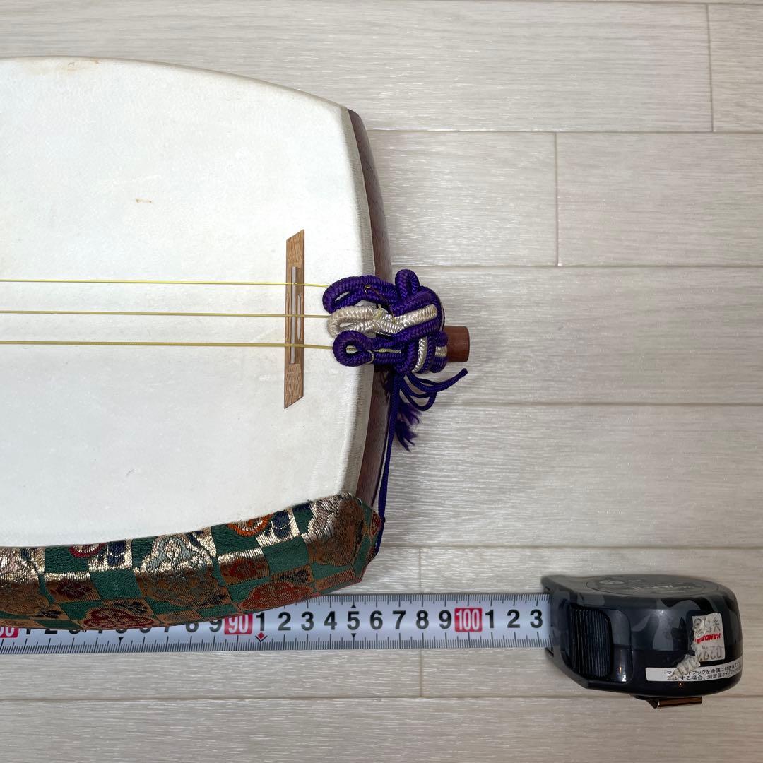 三味線　中棹　セット　撥　胴かけ　ハードケース　花梨