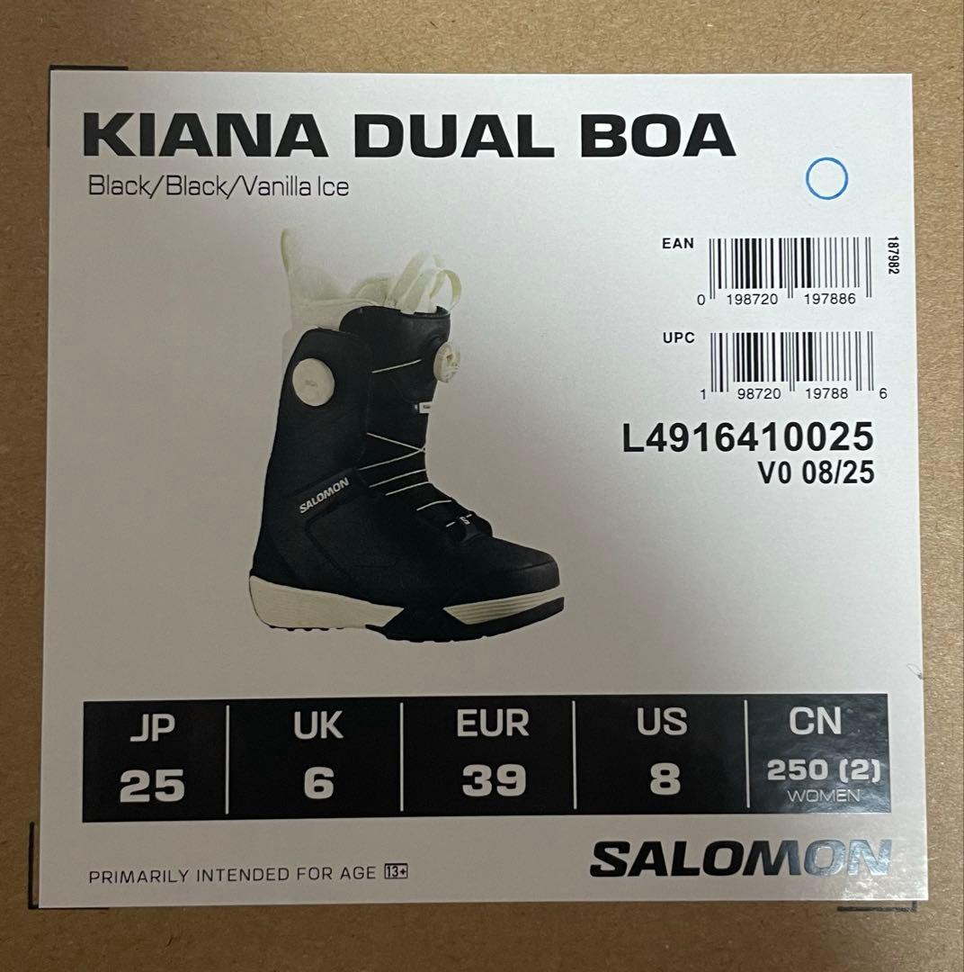 25㎝　最新　SALOMON キアナ　KIANA サロモン　ブーツ　レディース