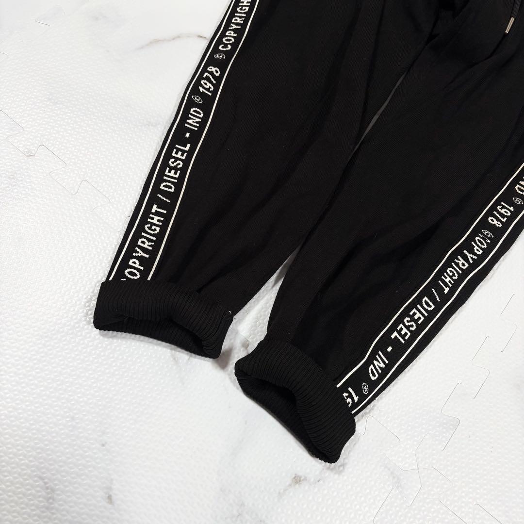 ✨美品✨DIESEL ディーゼル　黒ジャージセットアップ　トラック　L