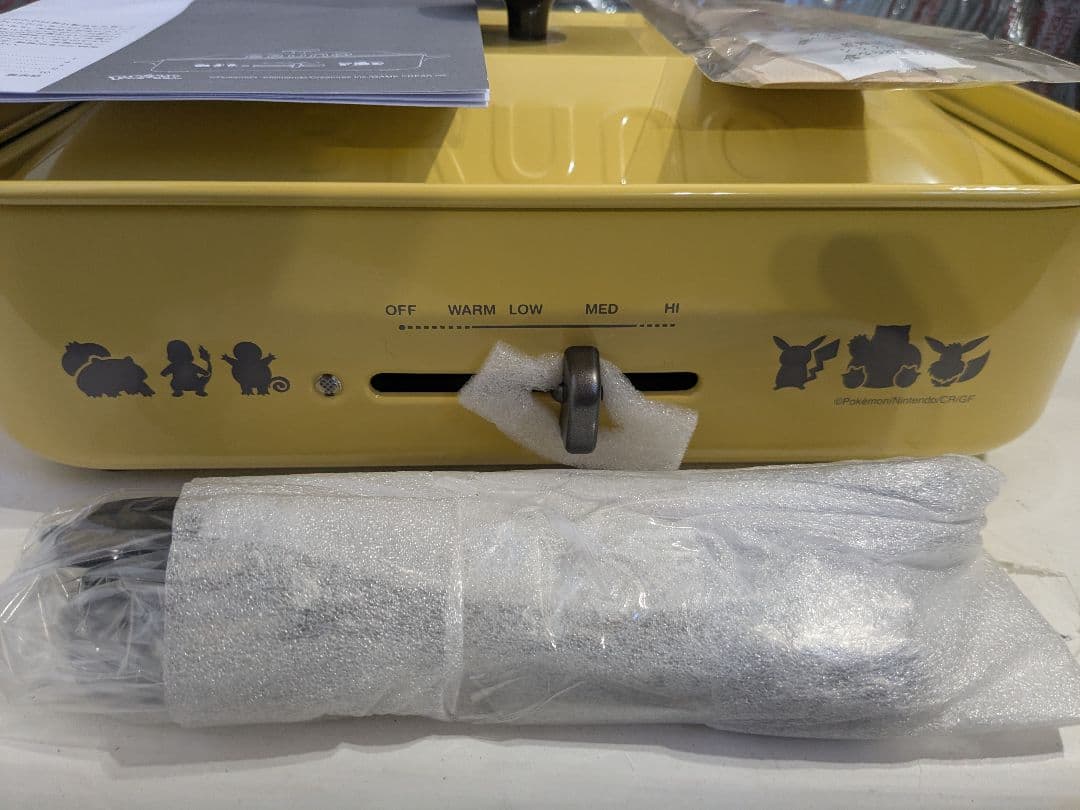 【未使用】BRUNO ブルーノ　ポケモン　コンパクトホットプレート