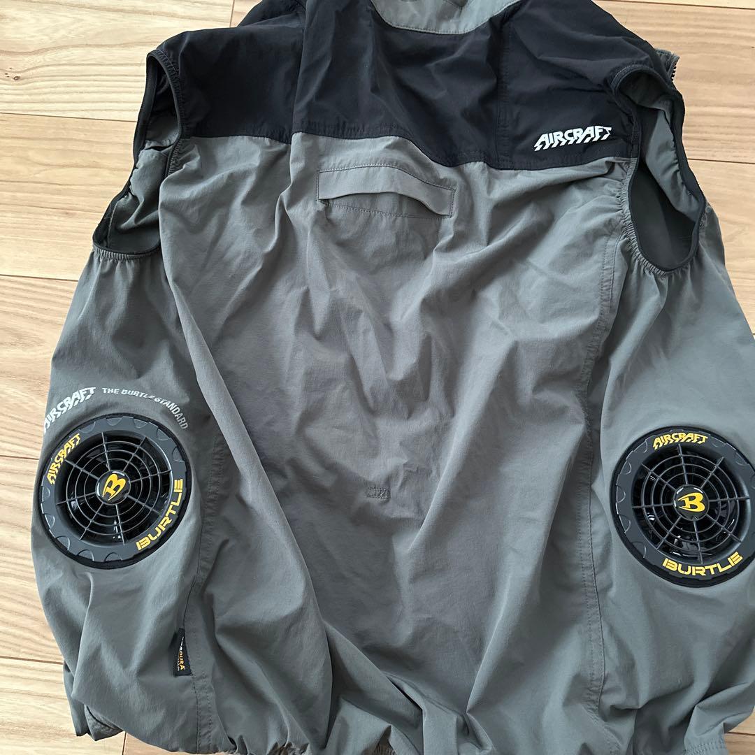 バートル　AC2004 サイズL グリーン　ファン付