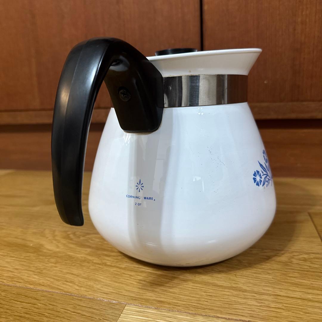 Corningwareブルーコーンフラワー　ケトル 2Q.T