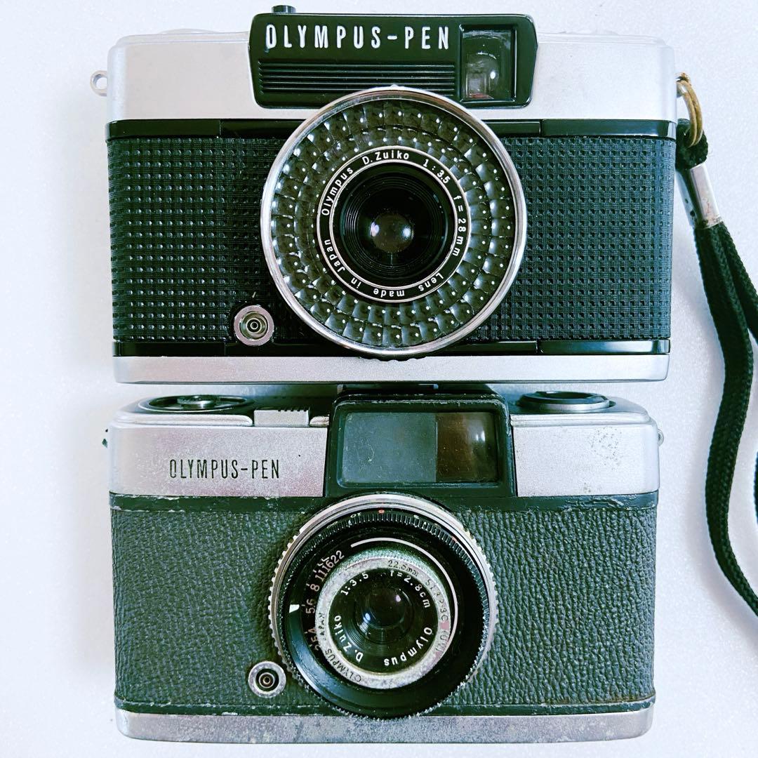 フィルムカメラ　Konica C35, Cosina ,Olympus Pen