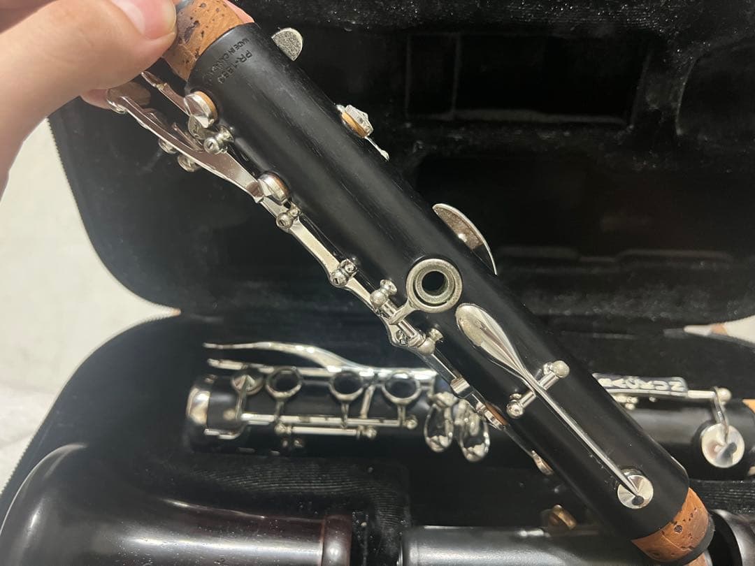 Backunクラリネット本体とケース