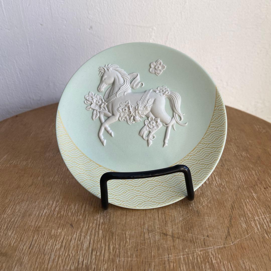 ウェッジウッド ジャスパー エトトレイ 2026 ウマ 馬 干支プレート