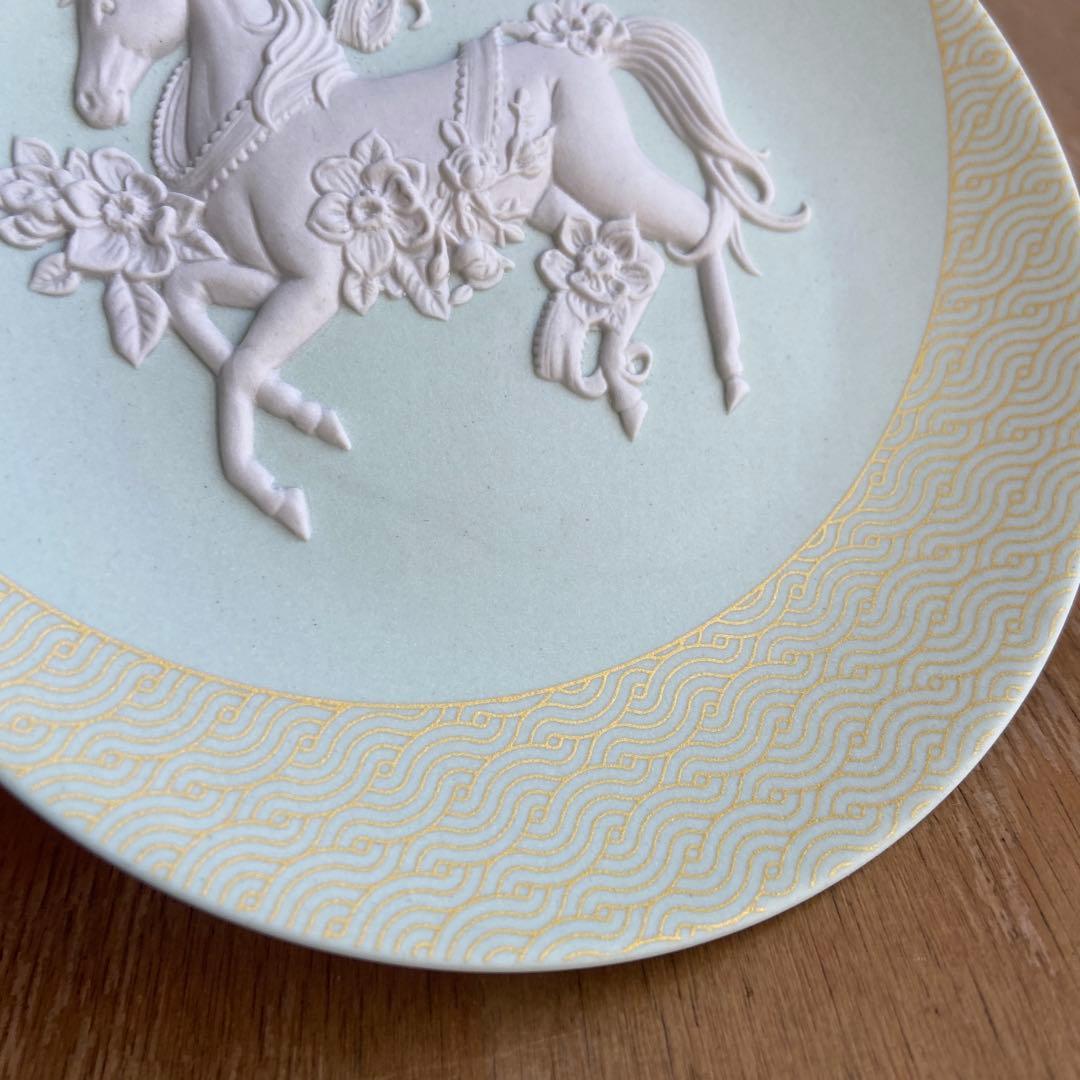 ウェッジウッド ジャスパー エトトレイ 2026 ウマ 馬 干支プレート