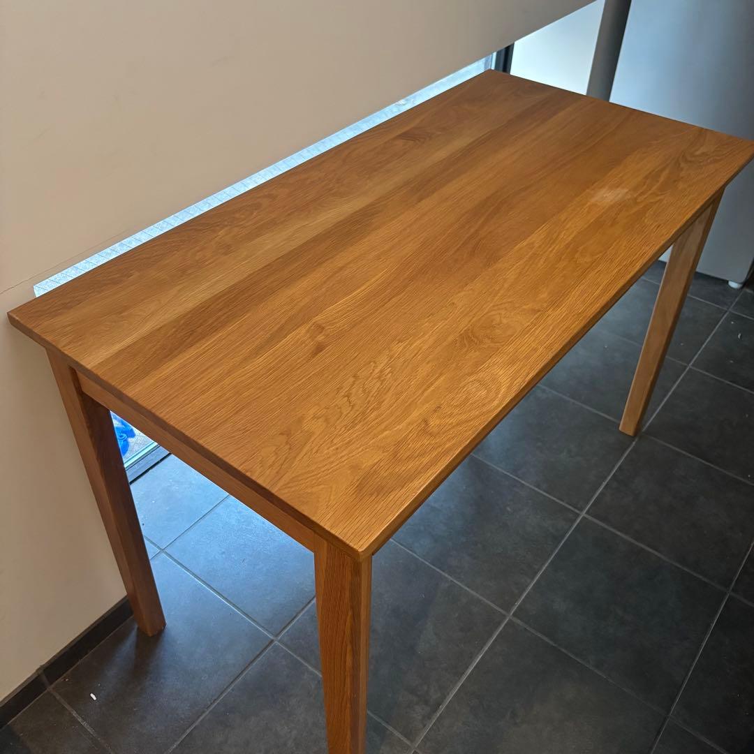 無印良品　木製デスク　オーク材