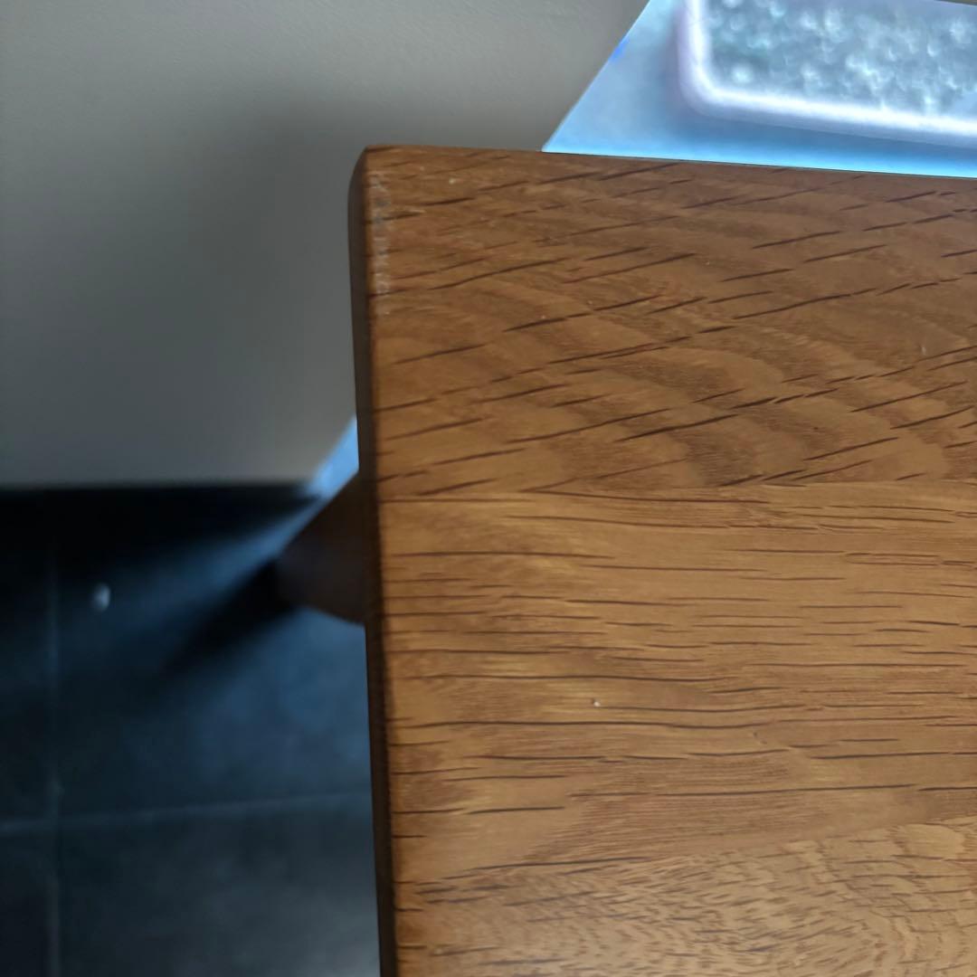 無印良品　木製デスク　オーク材