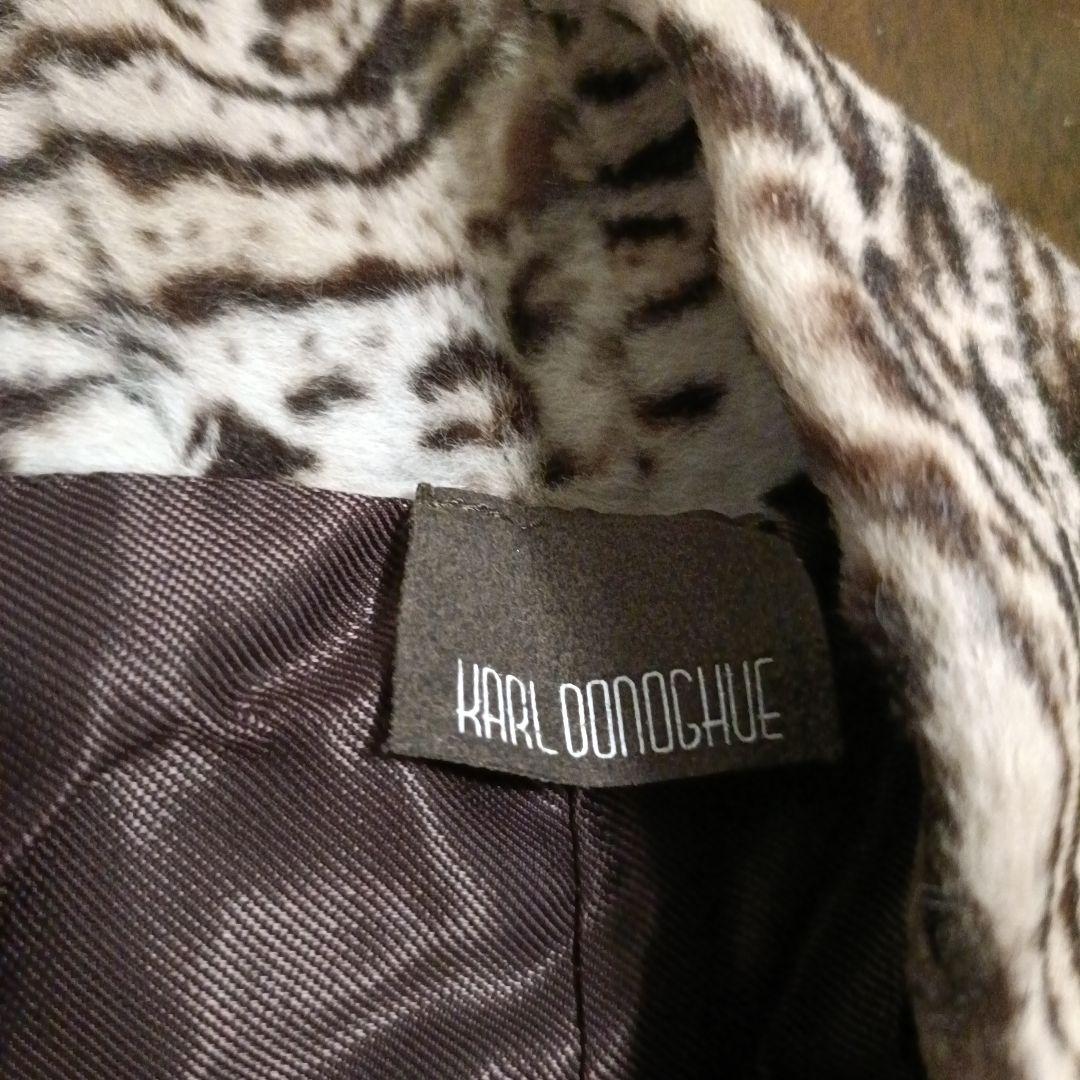 KARL DONOGHUE レオパード柄ファー スヌード リアルファー 【美品】