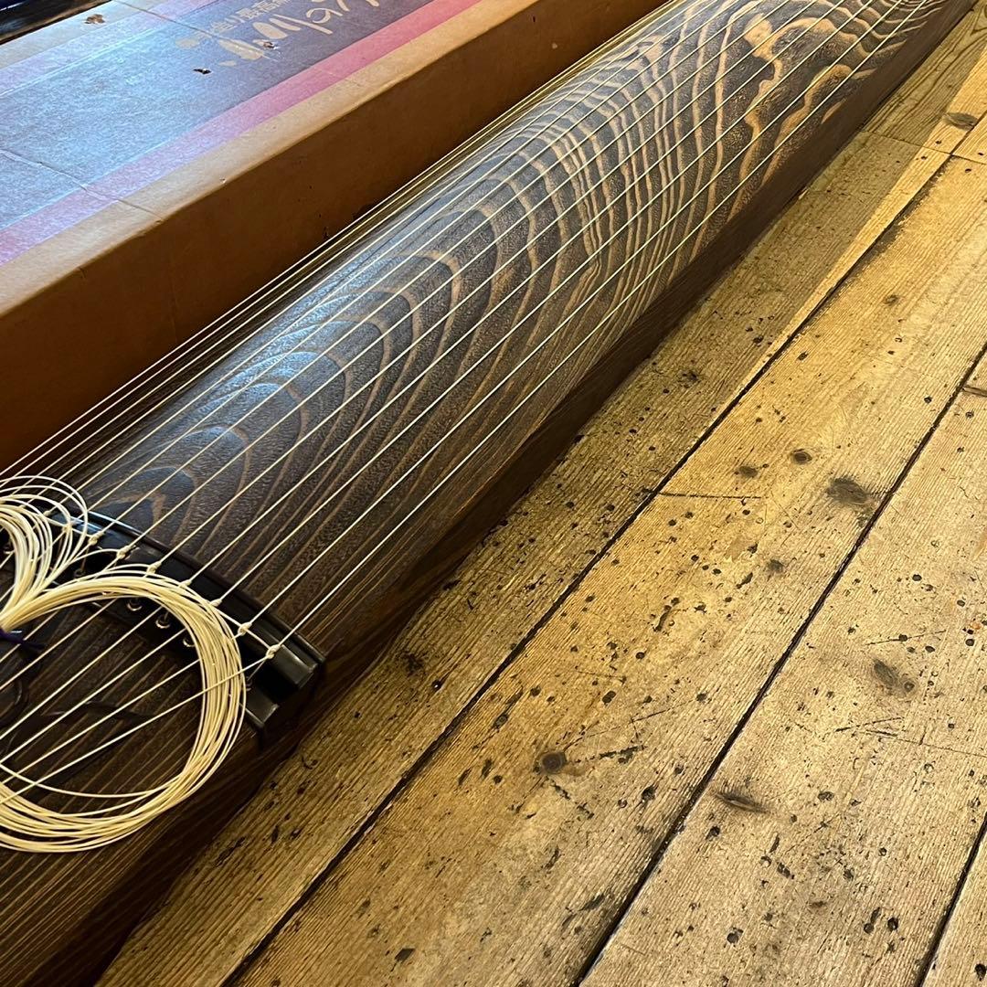 琴 お筝 筝 弦楽器 和楽器　13弦　小川謹製　184㎝　弦楽器 箱入り