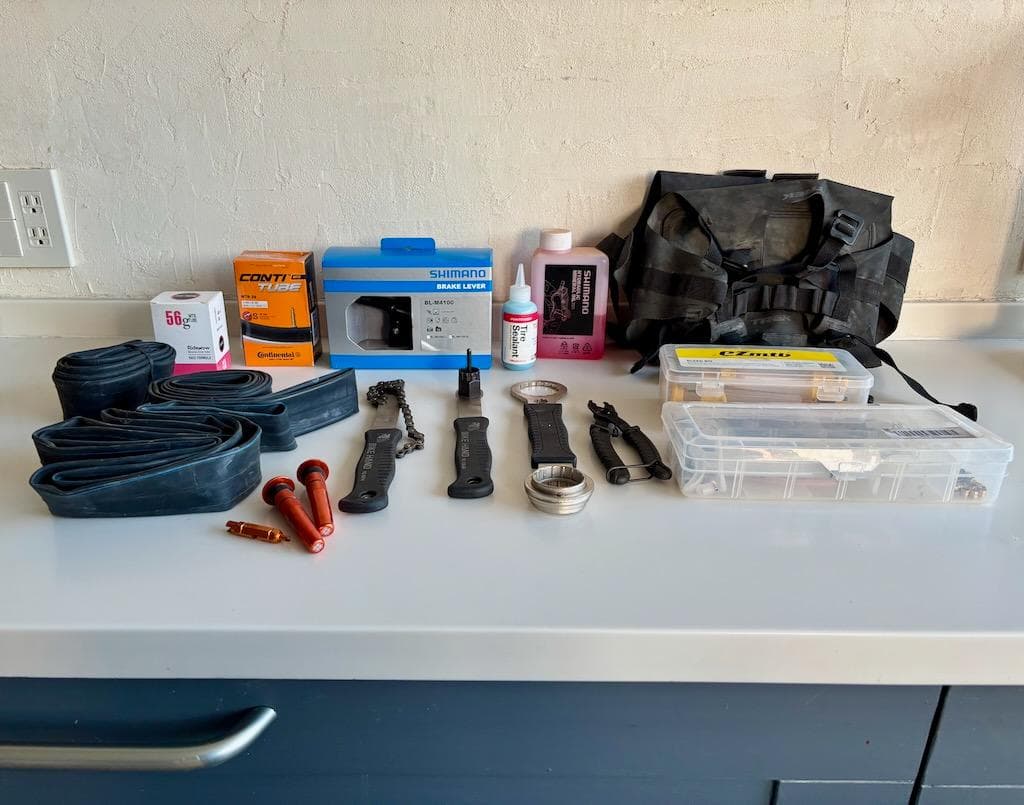 Trek 1120 + アクセサリー バイクパッキング用