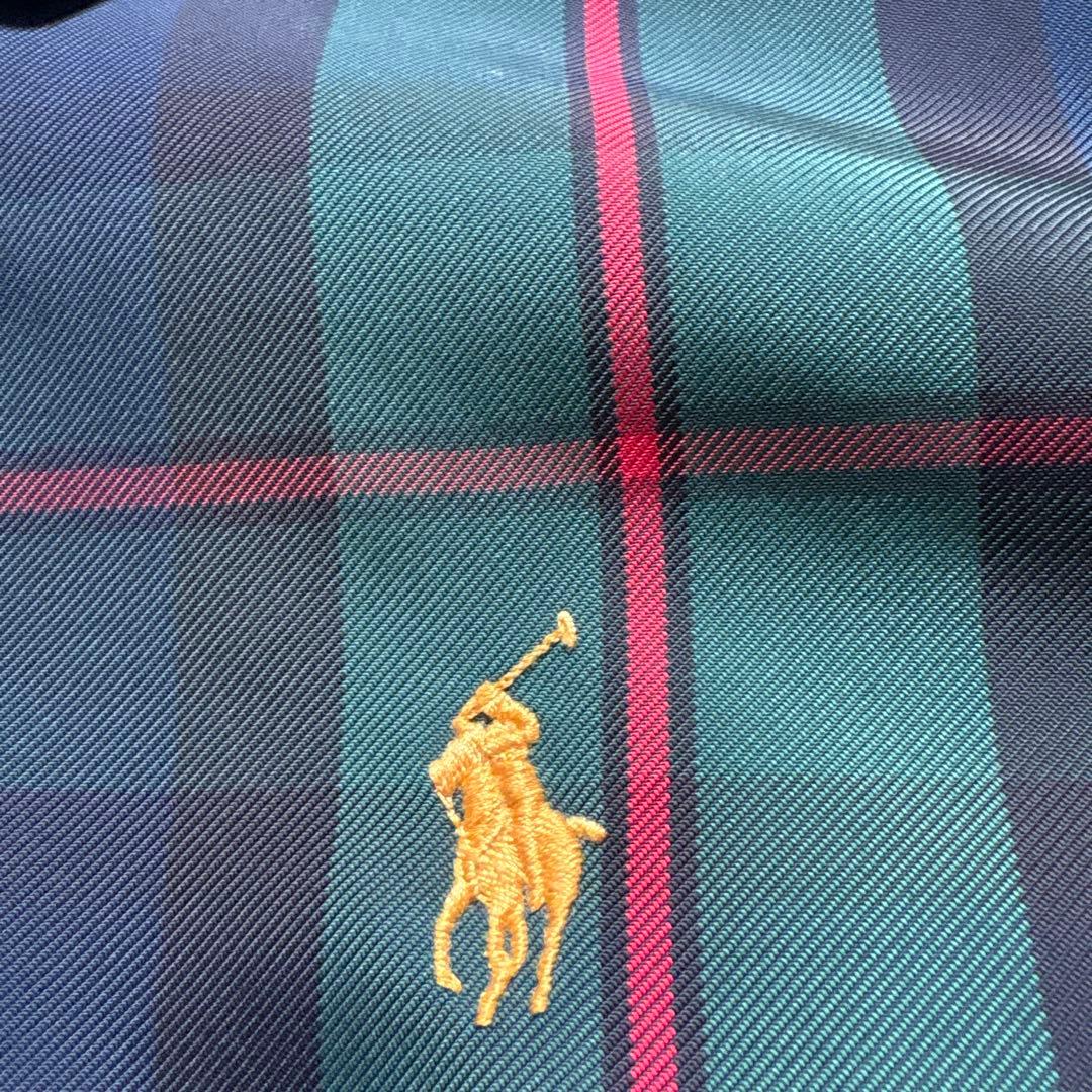 90s〜00s ラルフローレン　スウィングトップ　ダウンジャケット　チェック柄