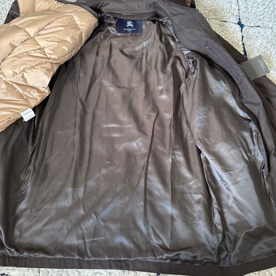 【タグ付き✨】バーバリーロンドン　4way ダウン　ステンカラーコート　ダウンＬ