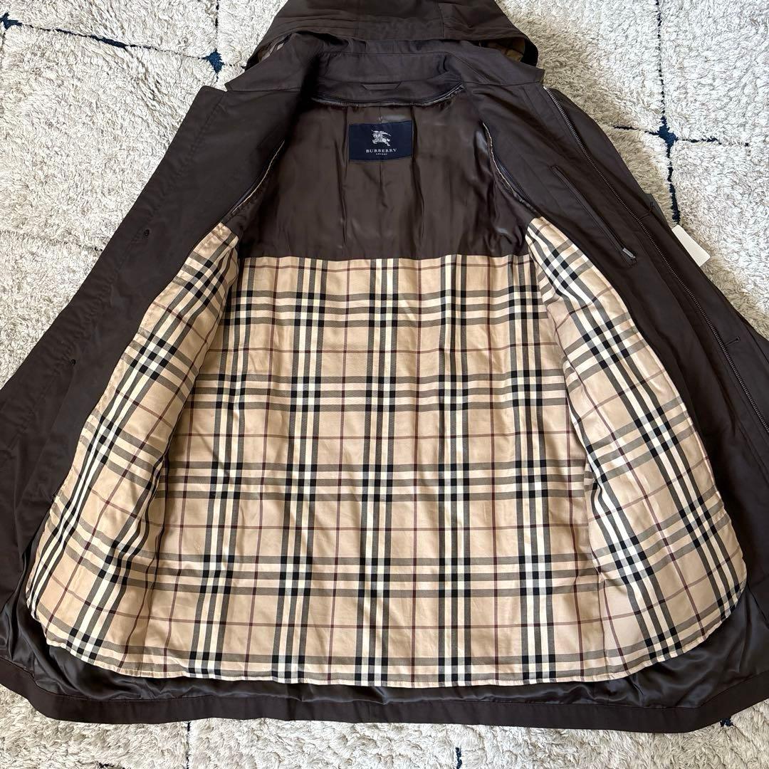 【タグ付き✨】バーバリーロンドン　4way ダウン　ステンカラーコート　ダウンＬ