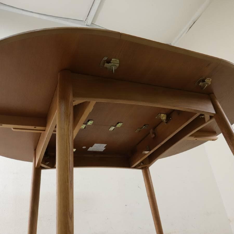 値下 展示美品 24年ウニコ ブレナ エクステンションテーブル Φ1100