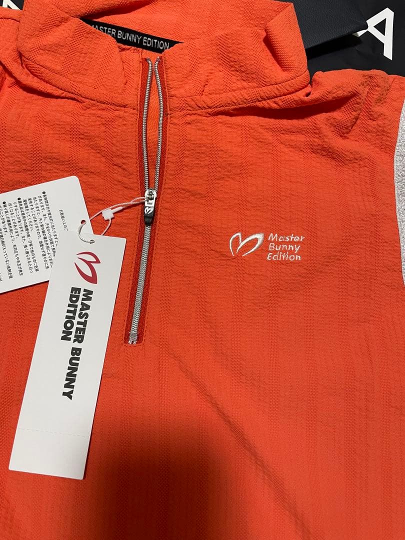 マスターバニーPGノースリーブカットソーハーフジップストライプサイズ1