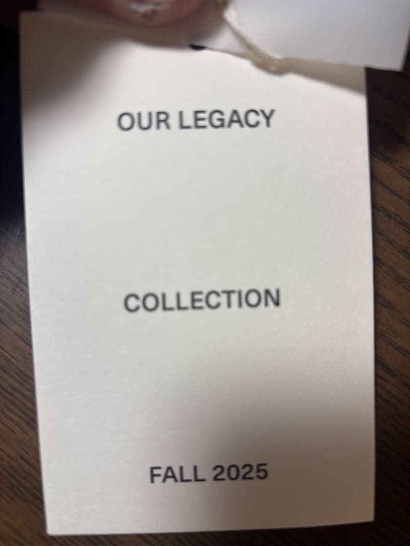 OUR LEGACY グレー マフラー FALL 2025