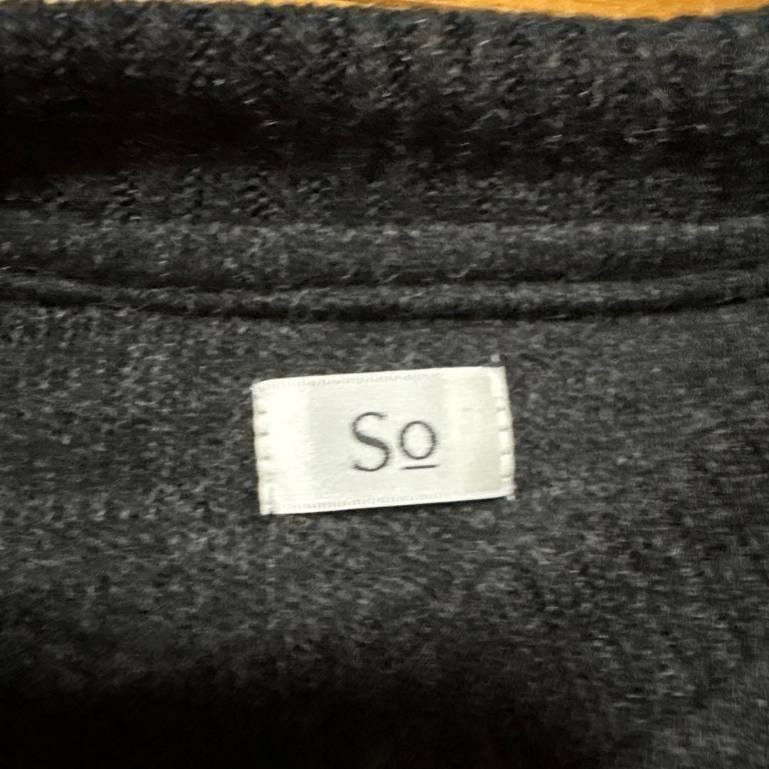 やま様 So スミクロ ニットソー クルーネックセーター