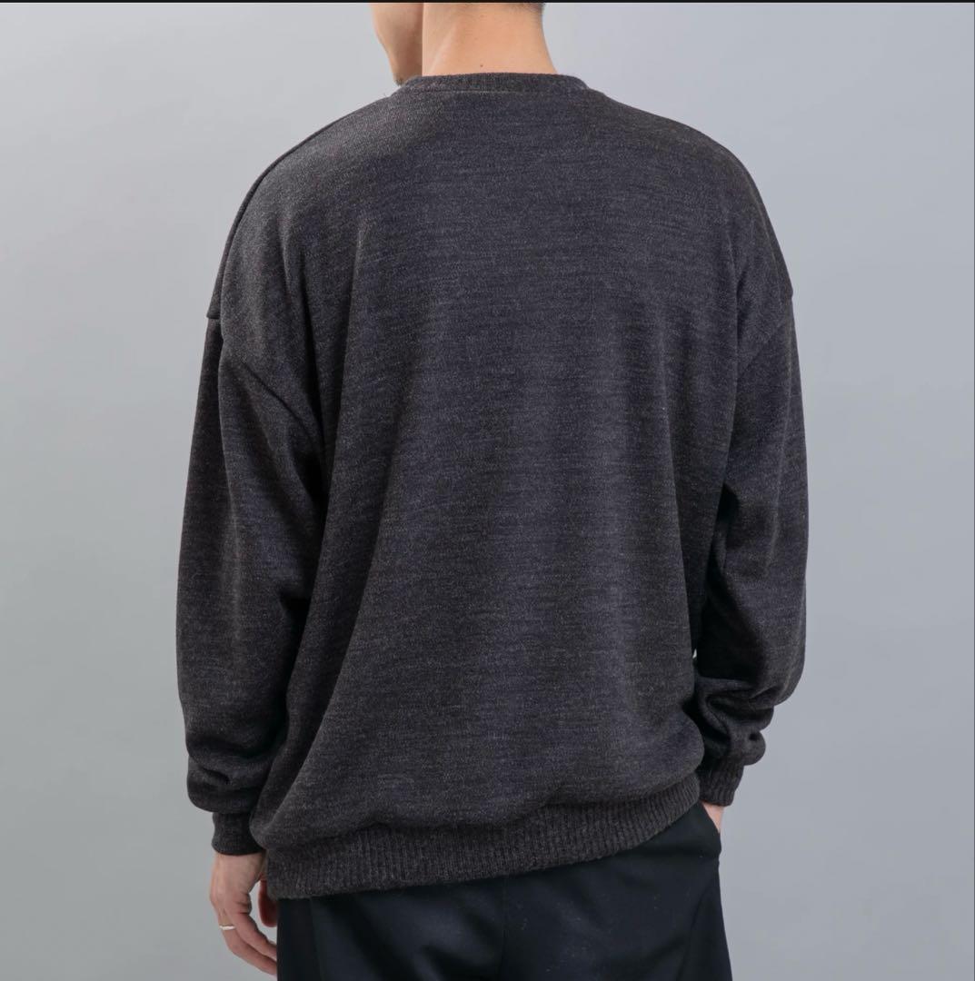 やま様 So スミクロ ニットソー クルーネックセーター