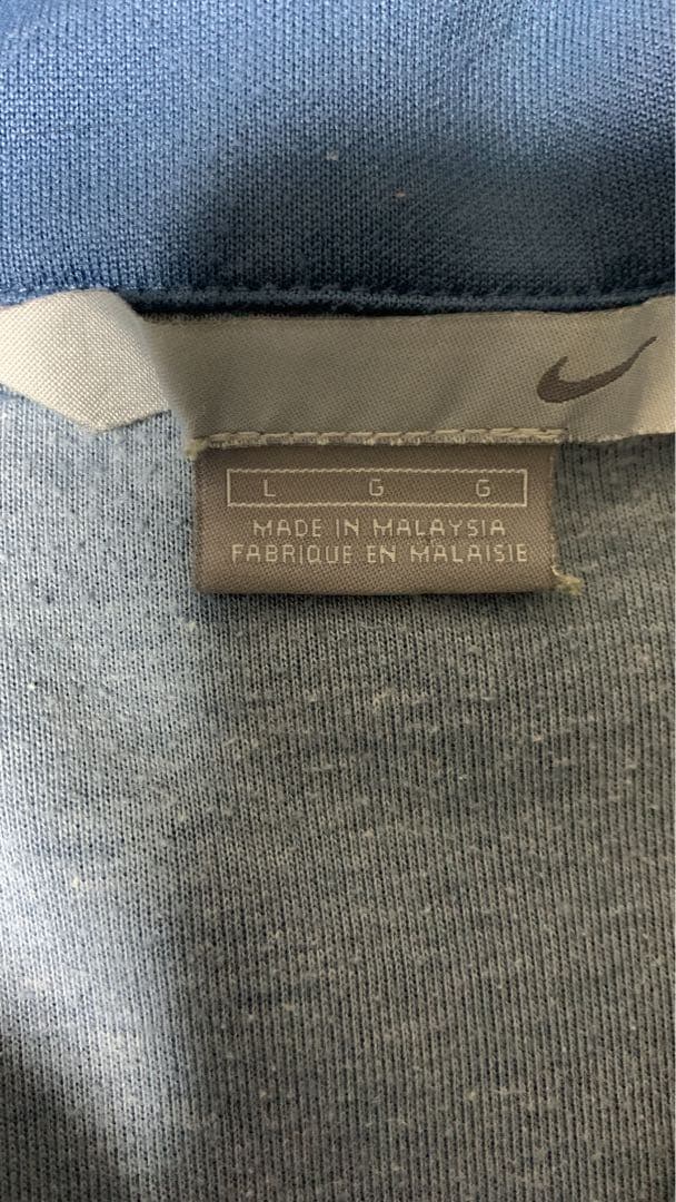 Nike トラックジャケットL ネイビー/ライトブルー イエロー