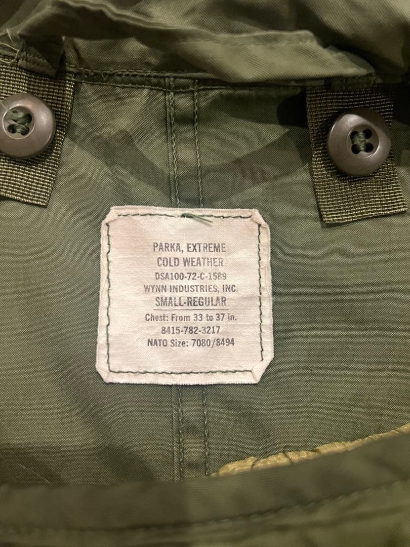 本物 M65 パーカー フィッシュテール 70s