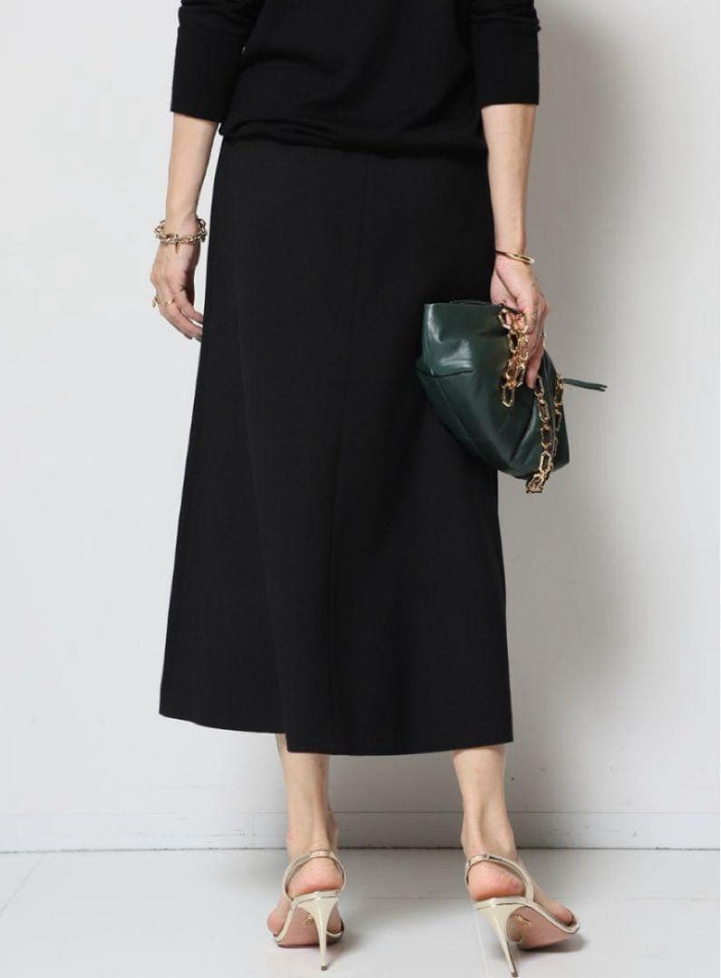 Col Pierrot/ヒラニジュウオリ フレアスカート ブラック36