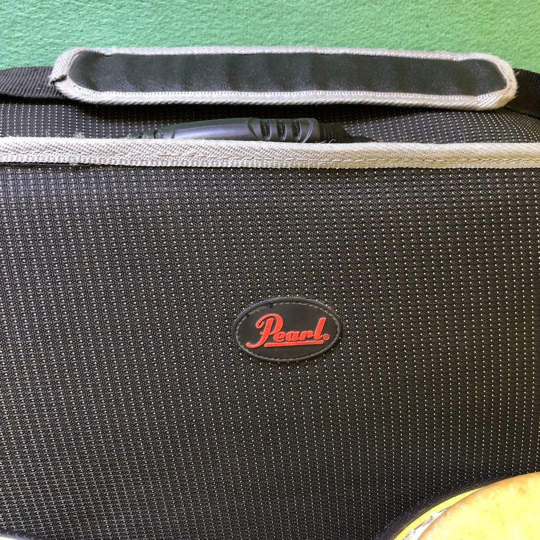 か77● 【中古】REMO / CROWN BONGO ケース付き(pearl)