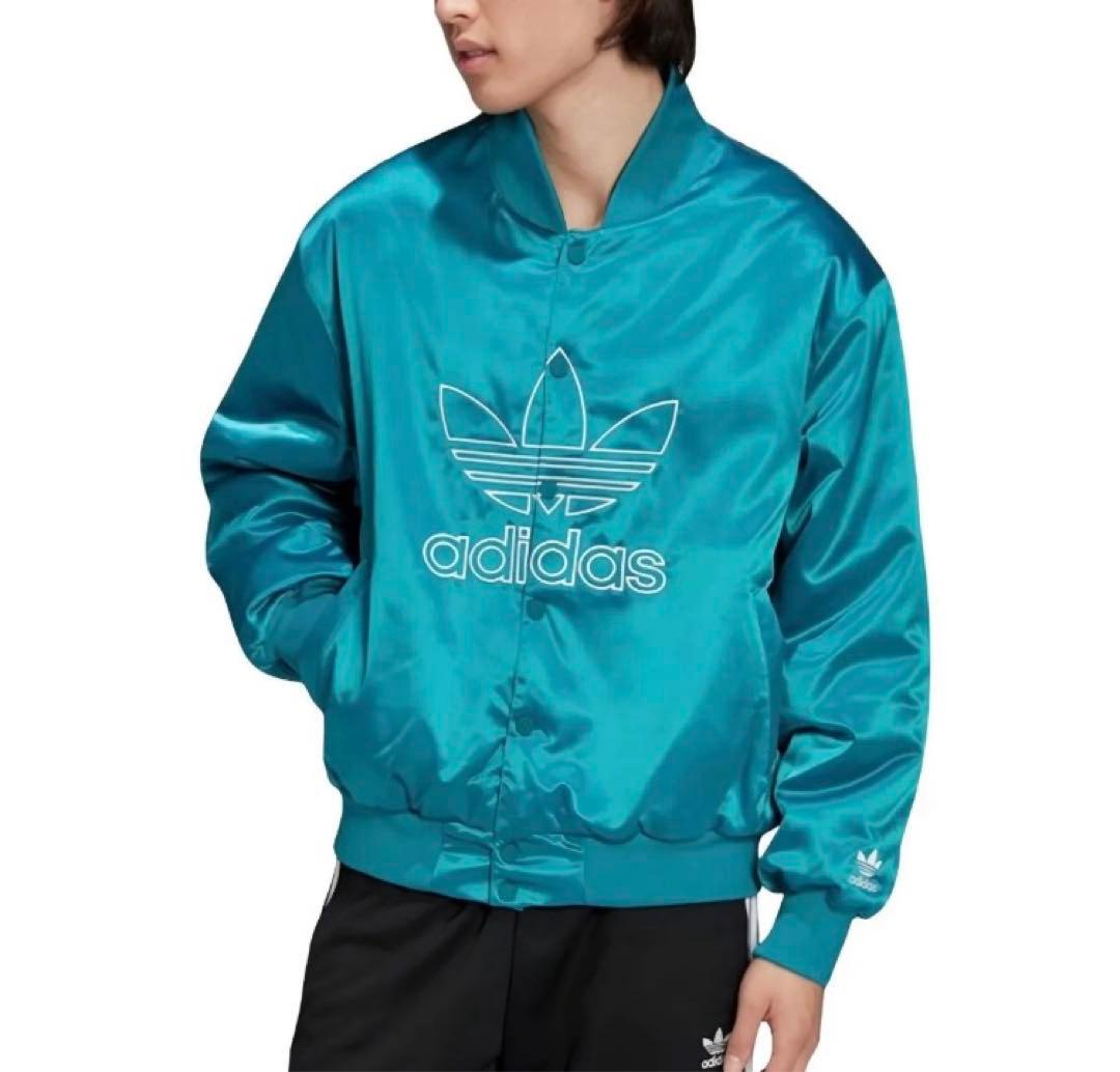 アディダス サテンボンバー ジャケット スタジャン Lサイズ - メルカリ