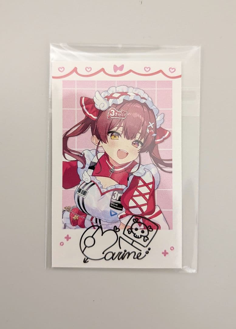 ホロライブ3期生 1stEPきゅるるん大作戦 宝鐘マリン チェキ風カード