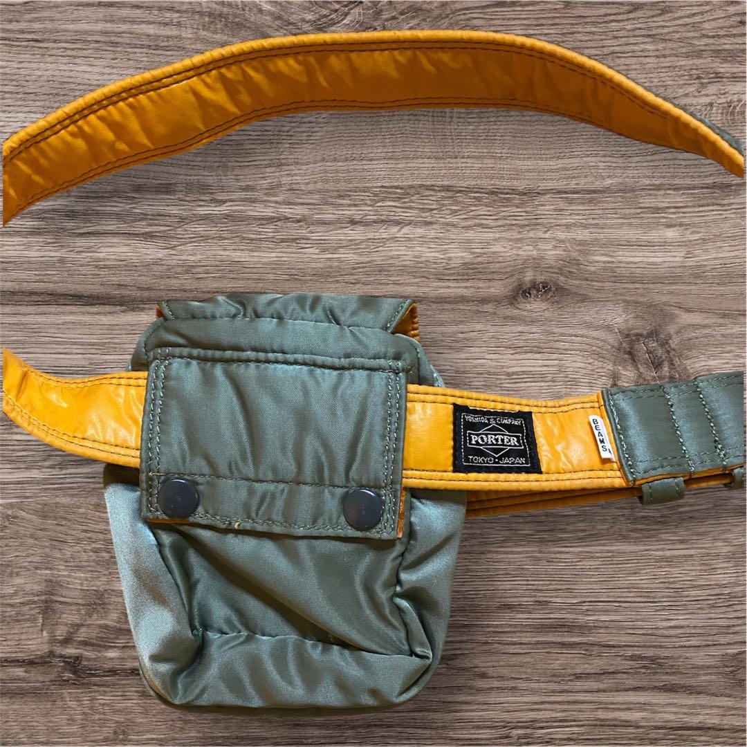 PORTER ボディバッグ オリーブグリーン ファッション メンズ