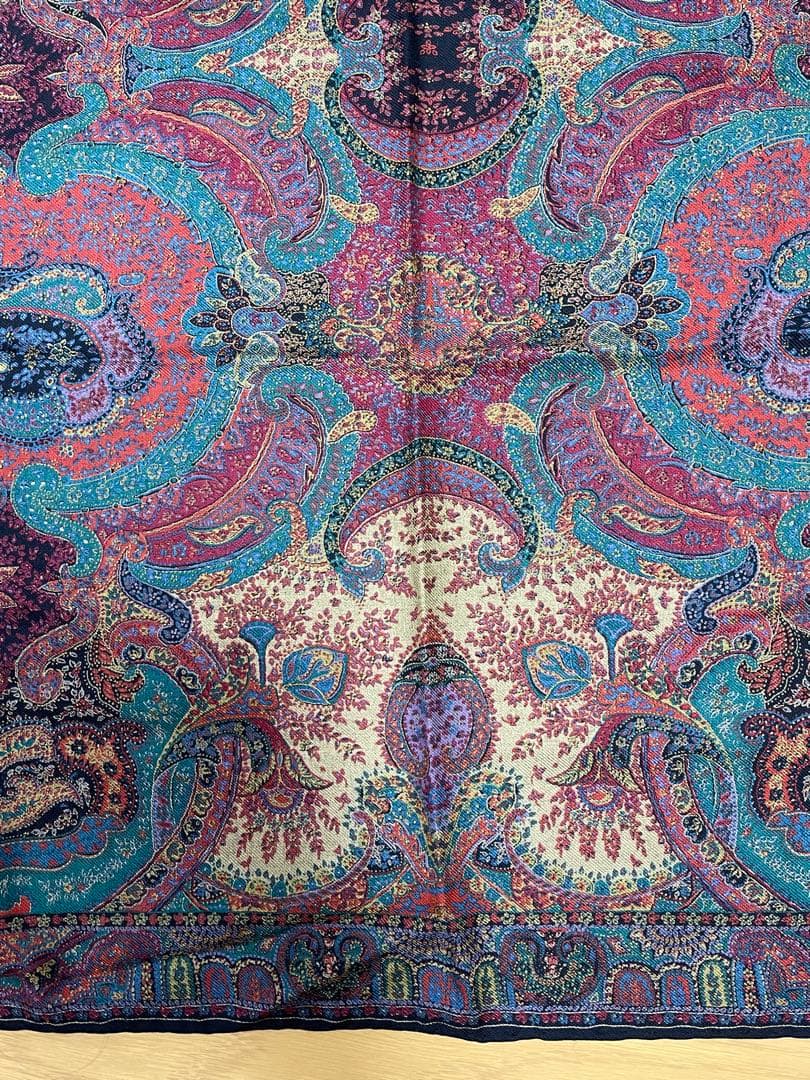 ETRO エトロ ストール 大判ペイズリースカーフ 通販