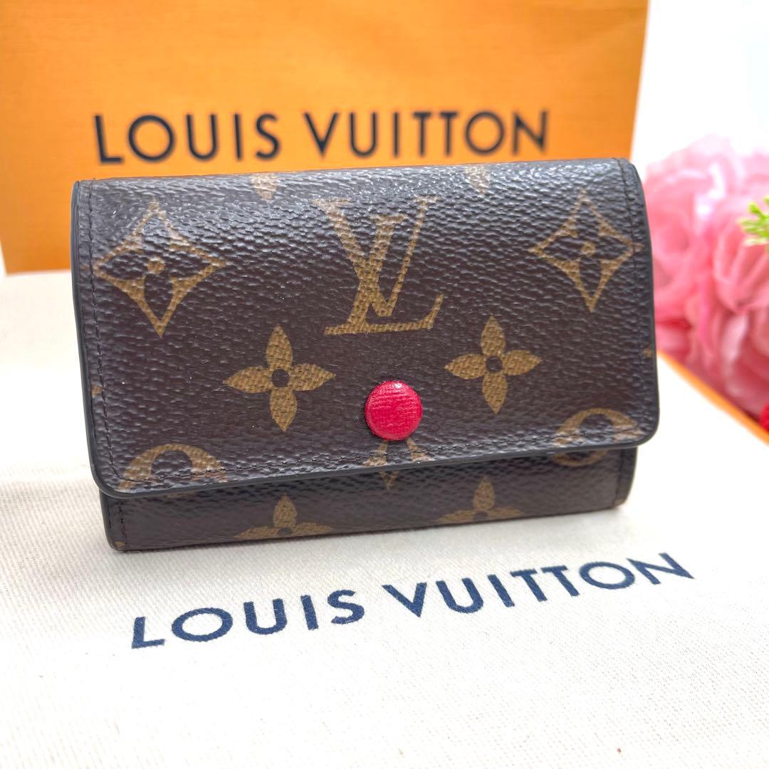 ルイヴィトン 　モノグラム　フューシャ　キーケース　6連 880