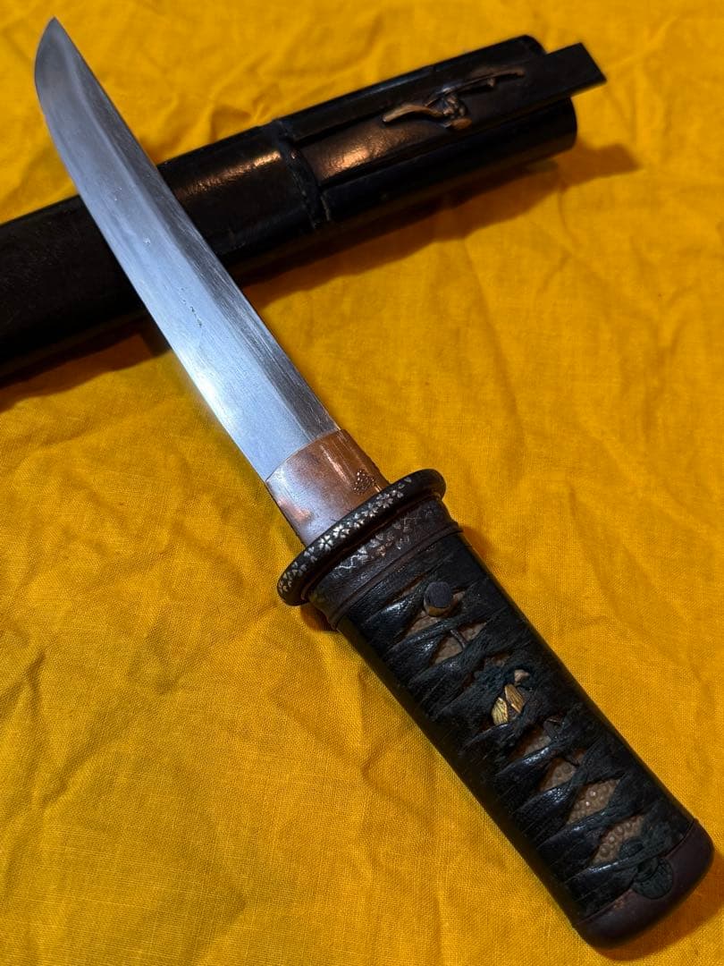 揃金具短刀拵 残欠ナイフツナギ付 合法サイズ