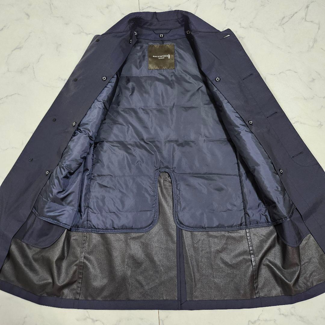 美品☆マッキントッシュロンドン　ダウンライナー付きステンカラーコート　38