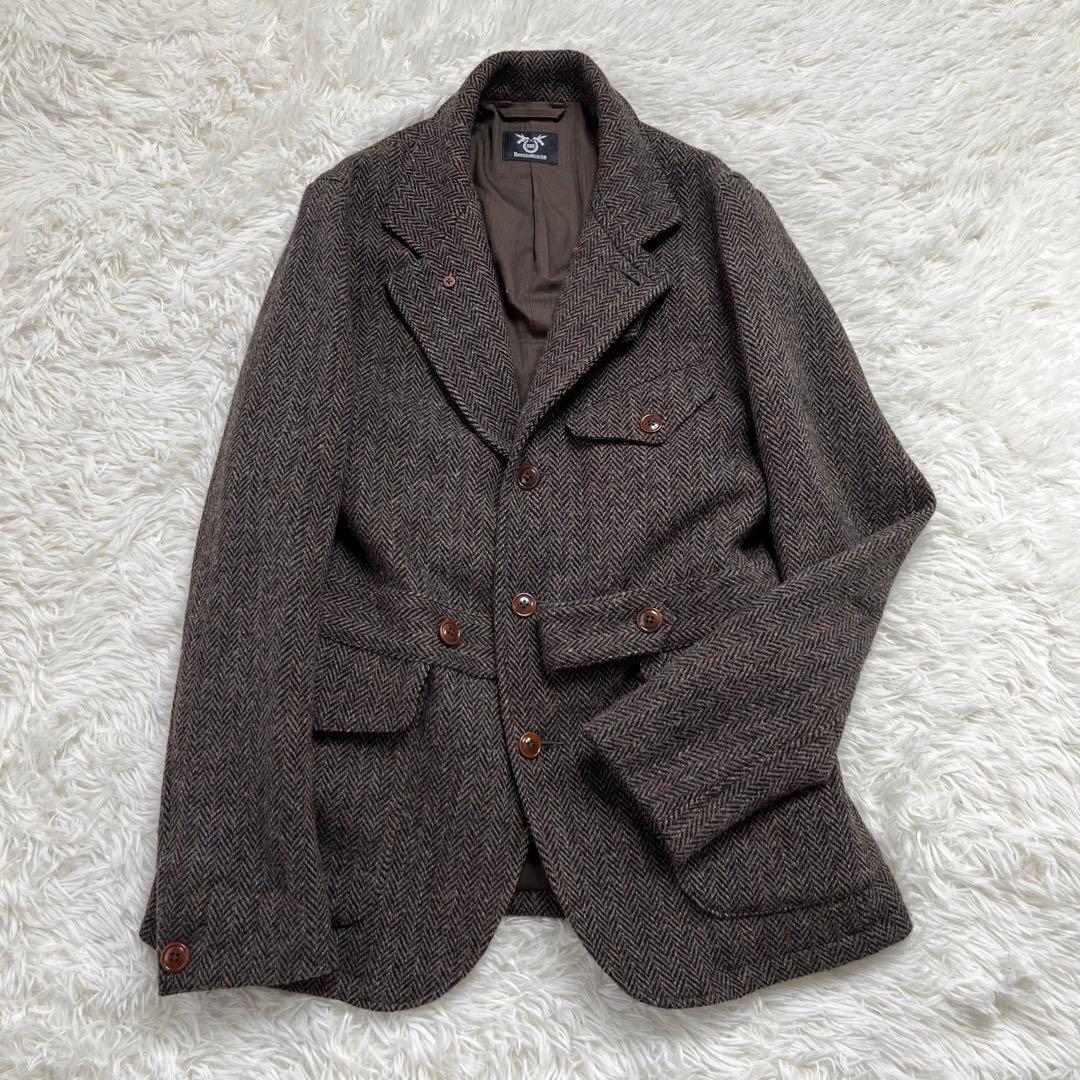 入手困難】サウンドマン ハリスツイード ノーフォークジャケット