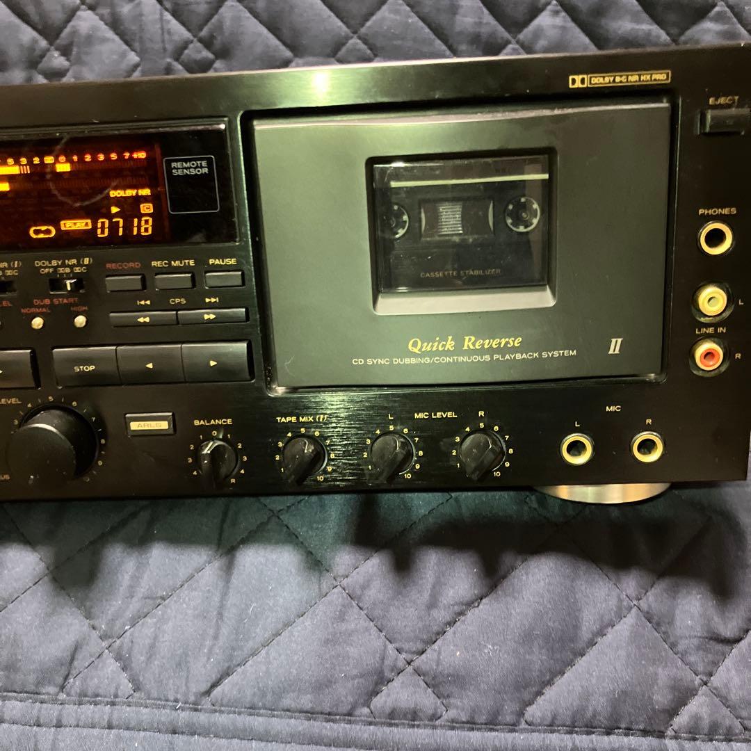 【新年価格】《完動品》TEAC W6000R ダブルオートリバースカセットデッキ