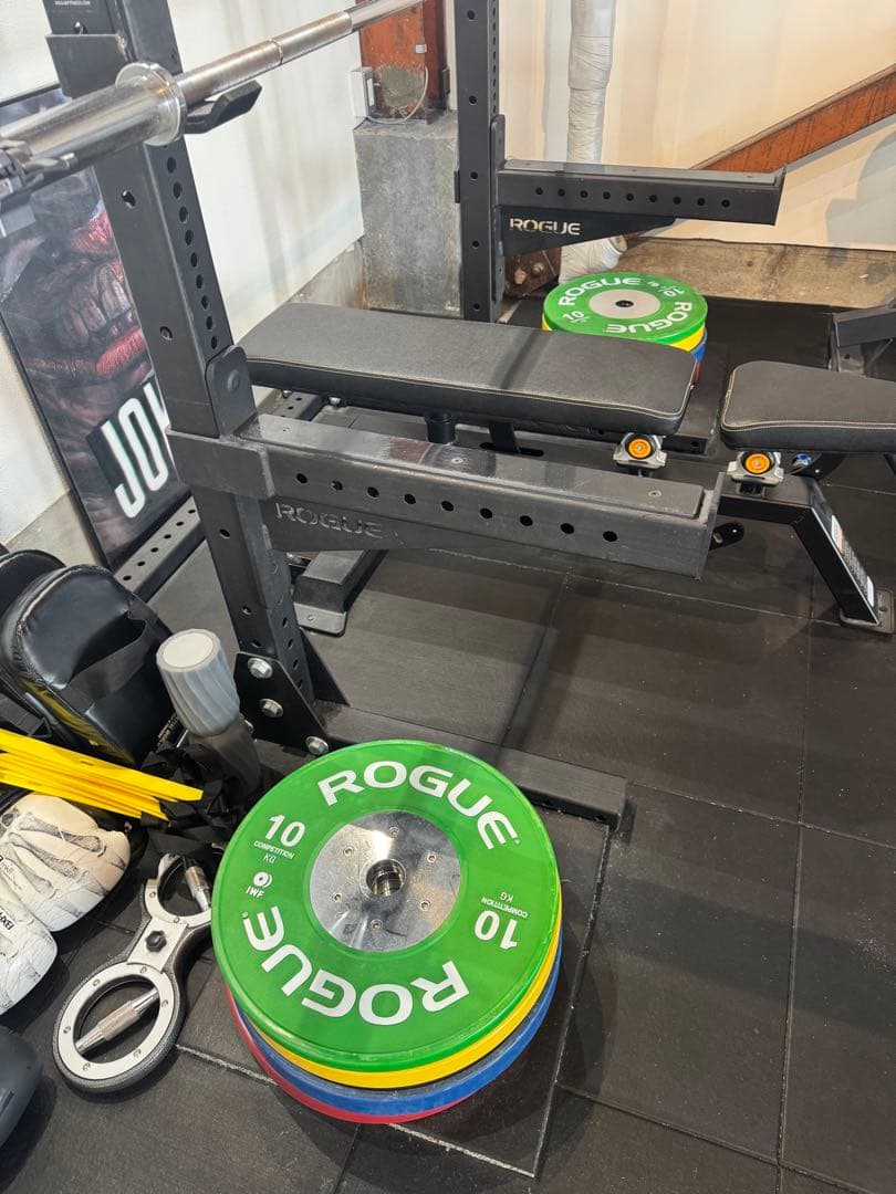 期間限定値下】ROGUE ベンチプレス、プレート、ベンチセット - メルカリ