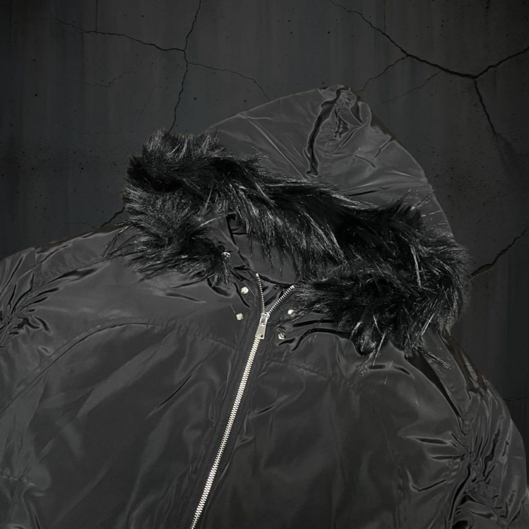 短丈 furjacket n2b ma1 y2k grunge 平成 お兄