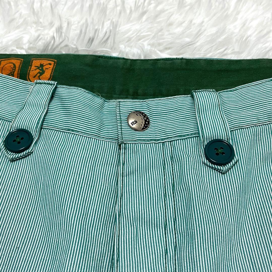 Russeluno ラッセルノ　メンズゴルフハーフパンツ　スカル刺繍パッチワーク