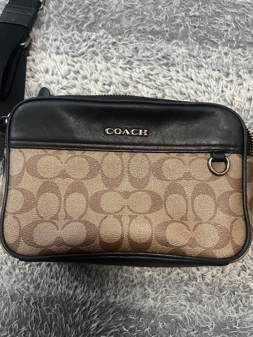 COACH ショルダーバッグ ベージュ/ブラック