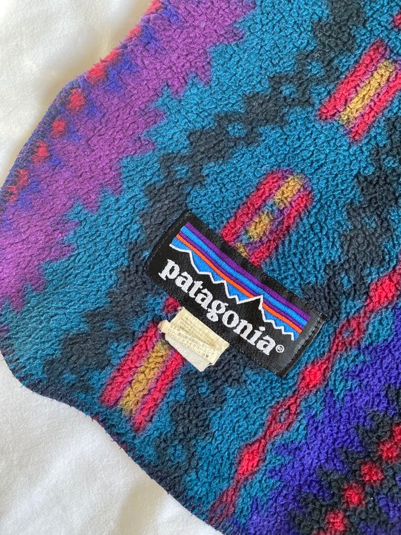 パタゴニア　ブランケット　90s ネイティブ　パープル