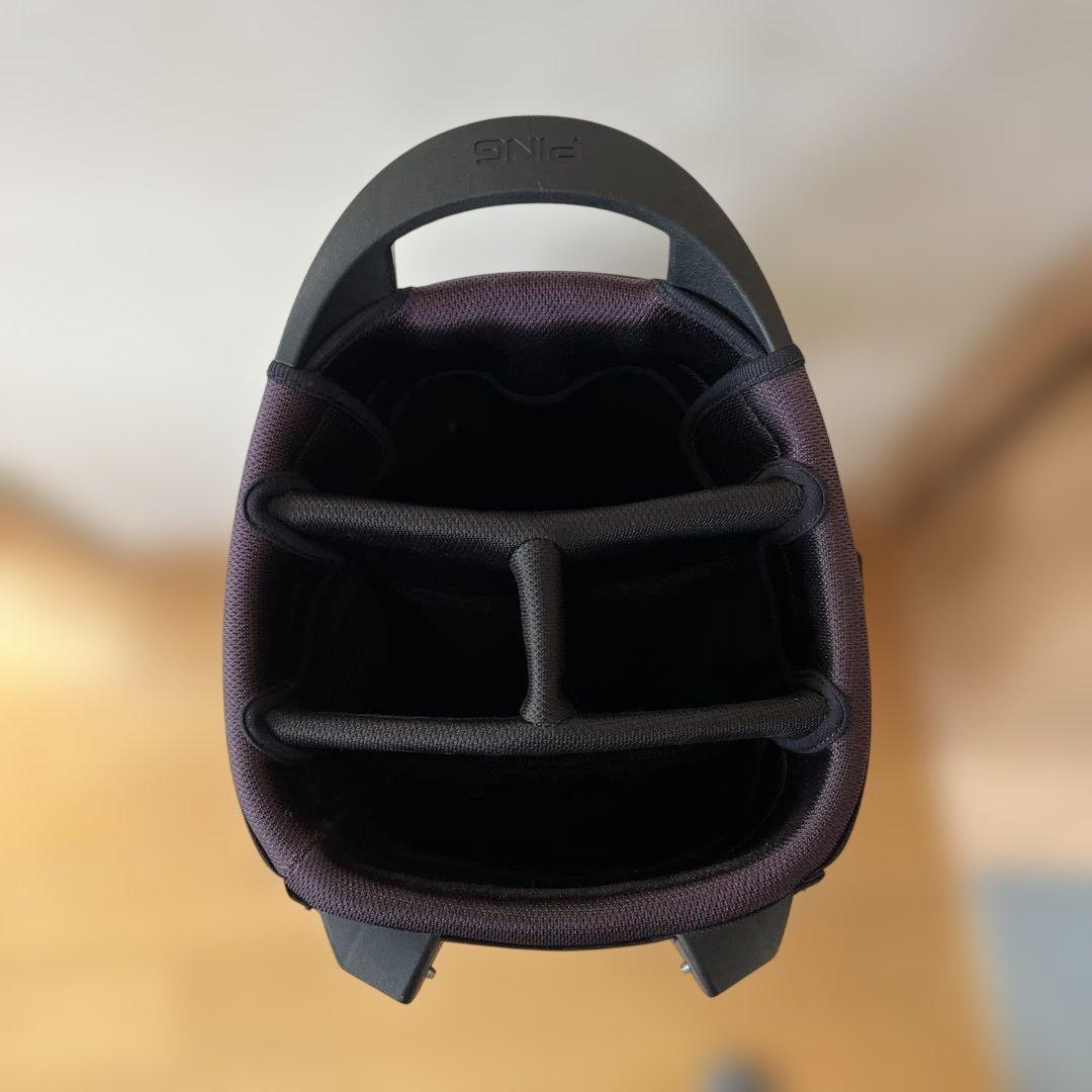 PING ゴルフバッグ 黒　スタンドキャディバック