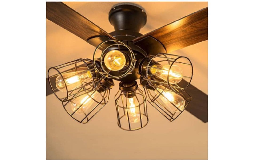 ★インダストリアルシーリングファン 6灯付き