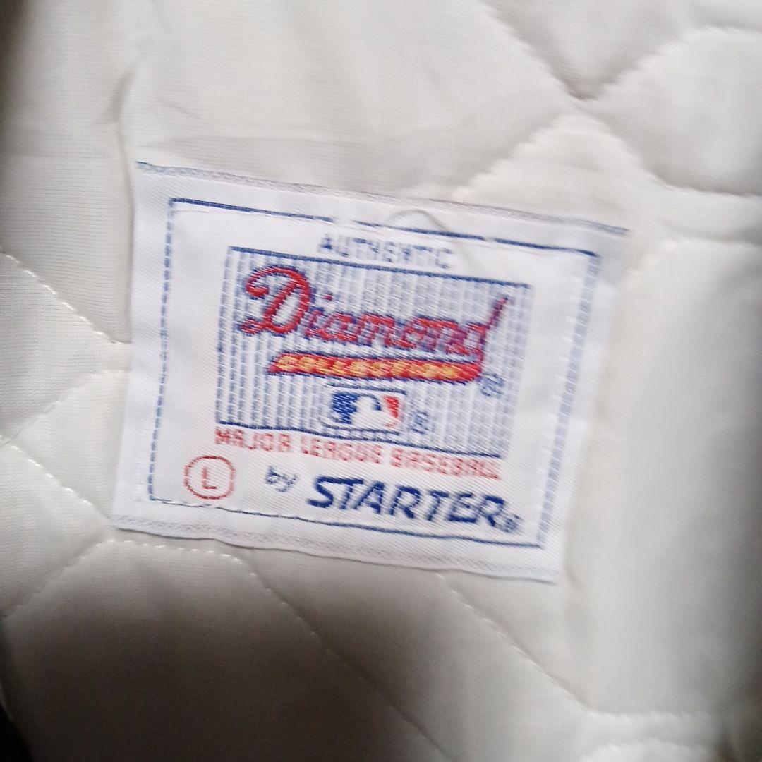 80s USA製 スターター　 スタジャン MLB 黒　ブラック LC391