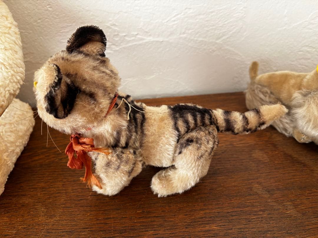オランダ 蚤の市 シュタイフ 猫 ぬいぐるみ