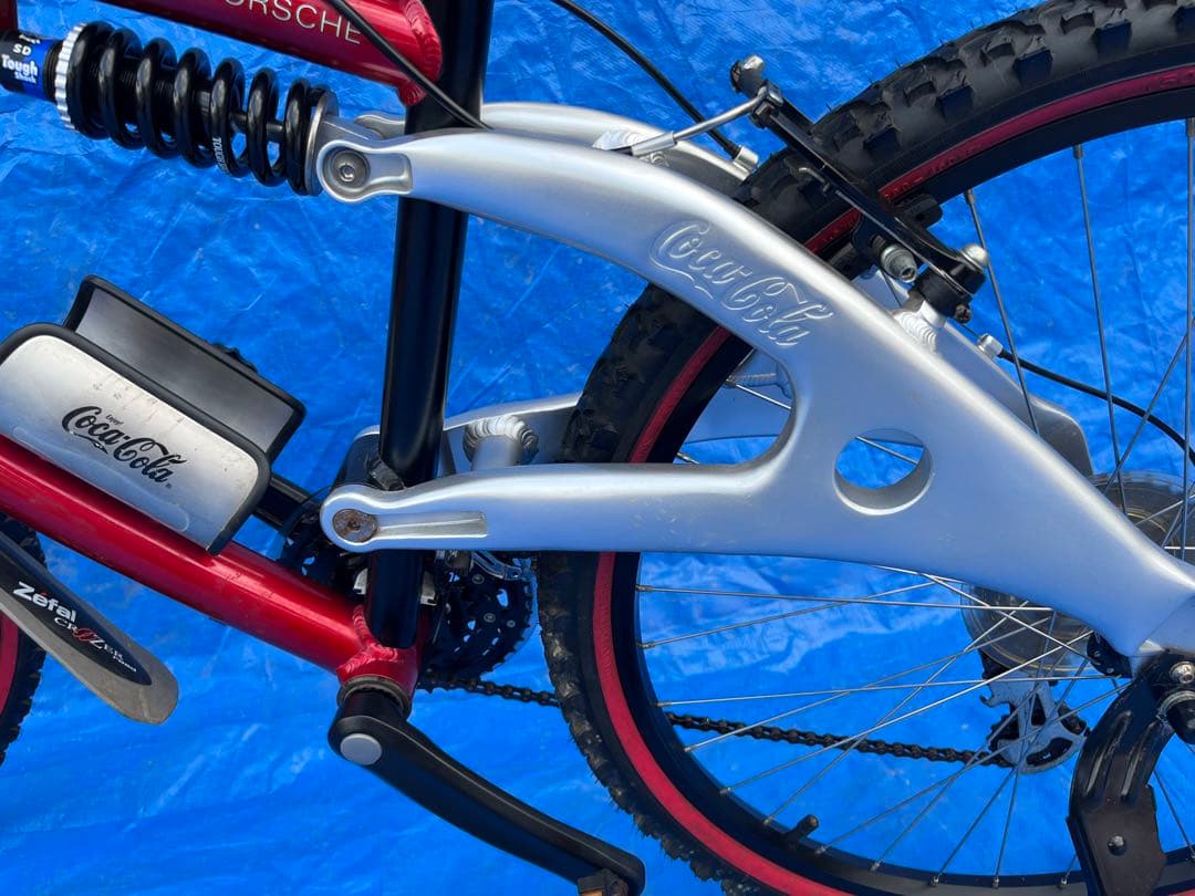 お値下げ✨極美品2002ポルシェデザイン　コカコーラマウンテンバイク　ロゴ入り✨