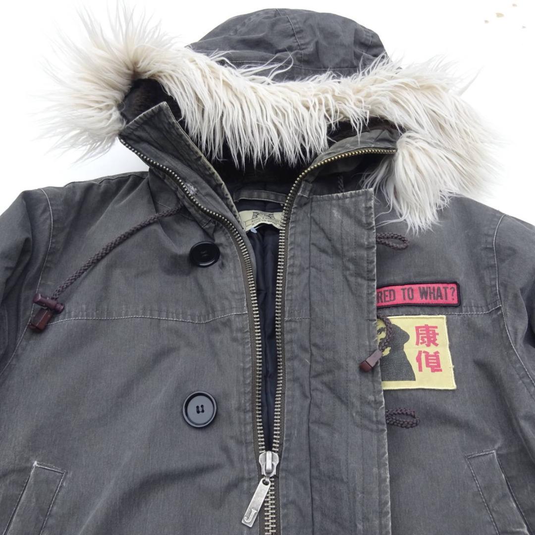 当時物 ジューシークチュールN-3BN-2Bモッズコートファー付き